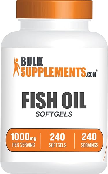 BULKSUPPLEMENTS.COM Fish Oil 1000mg Softgels  in Pakistan