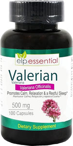 Valerian Root Capsules Organic 500mg Herb Extract Supplement 100 Pills in Pakistan