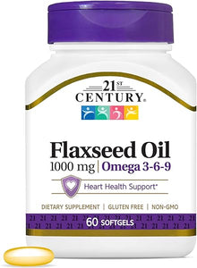 21st Century Flaxseed Oil 1000 mg Softgels, 60 Count (22407) in Pakistan