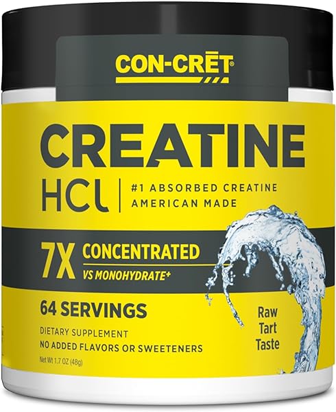 CON-CRET Creatine HCl Powder | Supports Muscl in Pakistan