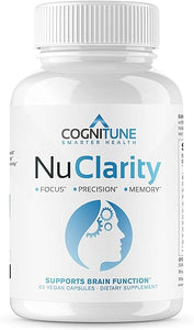 NuClarity - Premium Nootropic Brain Supplement - Focus, Energy, Memory Booster - Mental Clarity & Cognitive Support - Ginkgo Biloba, Bacopa Monnieri, Alpha-GPC, Phosphatidylserine, Rhodiola Rosea in Pakistan
