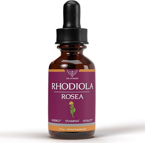 Rhodiola Rosea Tincture - Rhodiola - Rhodiola Extract - For Energy, Stamina, Brain Support, Stress Relief, Mood Support & More - Energy Supplements - Rhodiola Tincture - Rhodiola Supplement (1 Pack) in Pakistan