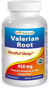 Best Naturals Valerian Root ,250 Capsules,450 mg in Pakistan