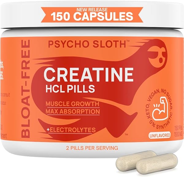 Creatine HCL Pills - Muscle Growth, Endurance in Pakistan