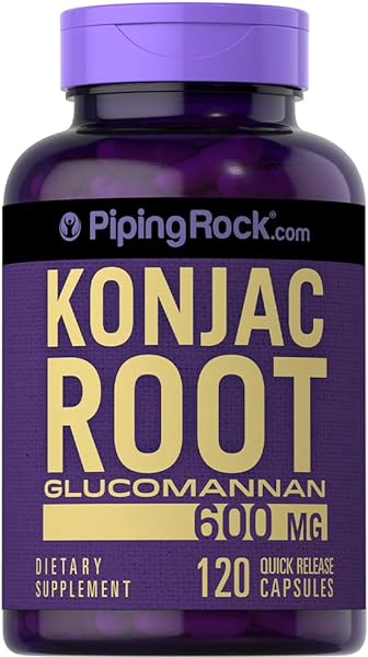 Piping Rock Glucomannan Capsules 600mg | 120  in Pakistan