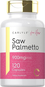 Carlyle Saw Palmetto for Women 900mg | 120 Capsules | Full Spectrum Complex | Non-GMO, Gluten Free Supplement | for Her in Pakistan
