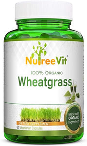 Pure Organic Wheatgrass Superfood Powder 500 mg (320 Capsules) in Pakistan