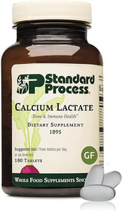 Standard Process Calcium Lactate - Immune Support and Bone Strength - Bone Health and Muscle Supplement with Magnesium and Calcium - 180 Tablets in Pakistan