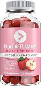 Apple Cider Vinegar Gummies, 60 Count – Boost Energy, Detox, Support Gut Health & Healthy Metabolism – Vegan, Non-GMO - Made with Apples, Beetroot, Vitamins B6 & B12, Superfoods in Pakistan