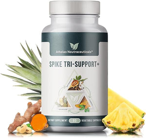 Spike Tri-Support+ with Nattokinase, Bromelain, and Turmeric - Includes Dandelion Extract, Black Seed Extract, Green Tea Leaf, Selenium for A Full Spectrum Spike Support Supplement in Pakistan