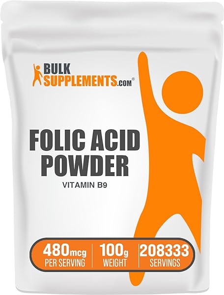 BULKSUPPLEMENTS.COM Folic Acid Powder - Vitam in Pakistan