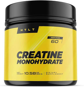 HTLT Creatine Monohydrate Powder - 60 Servings, Unflavored 5g Per Serve in Pakistan