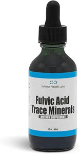 Fulvic Acid Trace Minerals Supplement - 169 Servings - Humic Acid Multimineral Electrolyte Liquid Drops - Bioavailable Extract in Pakistan