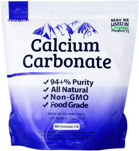 Duda Energy FGcc5f Food Grade 97+% Calcium Carbonate from Ground Limestone, 5 lb. in Pakistan