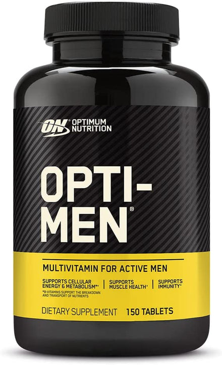 Optimum Nutrition Opti-Men, Vitamin C, Zinc and Vitamin D, E, B12 for Immune Support multivitamin
