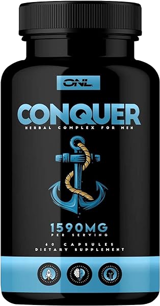 Conquer Mens Fertility Supplement - Testosterone Booster for Men w/Maca Root, Horny Goat Weed & Tribulus Terrestris - Male Fertility Supplement - Libido Booster for Men - Male Enhancement Pills -60Ct in Pakistan