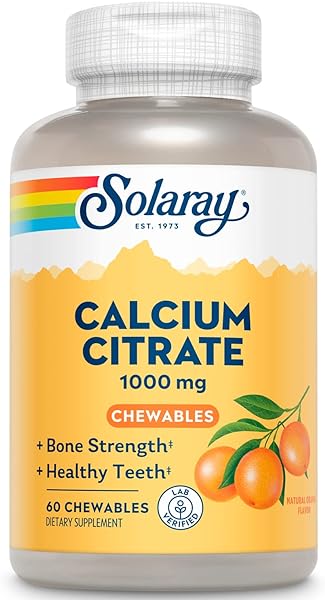 Solaray Calcium Citrate 1000 mg, Natural Oran in Pakistan