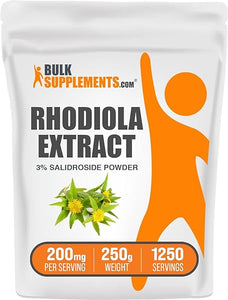 BULKSUPPLEMENTS.COM Rhodiola Extract Powder - 3% Salidrosides, Rhodiola Crenualata Extract, Rhodiola Root Extract - Rhodiola Powder, 200mg per Serving - 1250 Servings, 250g (8.8 oz) in Pakistan