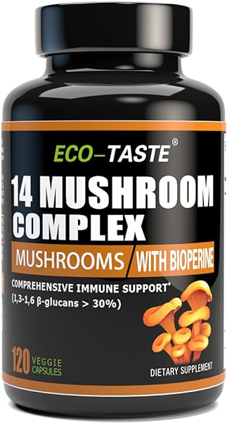 14 Mushrooms Supplement 120 Capsules - Immune in Pakistan