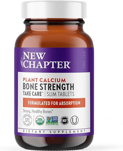New Chapter Bone Strength Calcium Supplement with Vitamin D3, K2, Magnesium - 120 Tablets in Pakistan