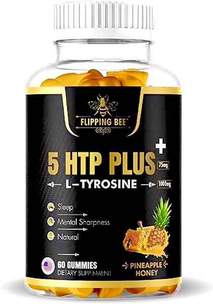 Enhance Vitamin Gummies, Focus and Mood Support, 5HTP 75mg + L-Tyrosine 1000mg Sleep and Wellbeing Formula, Brain Supplement for Men and Women, (60 Gummies) in Pakistan in Pakistan