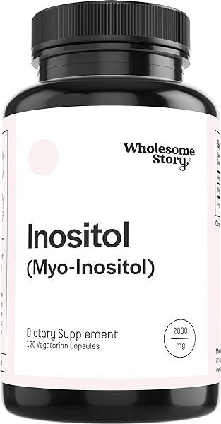 Pure Inositol Supplement | Myo-Inositol Supplement | Inositol Powder Capsules | Myoinositol | Inositol 2000mg | Male and Female Fertility Supplement | Vitamin B8 | 120 Inositol Supplement Caps in Pakistan