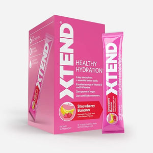 XTEND Healthy Hydration | Superior Hydration Powder Packets | Electrolyte Drink Mix | 3 Essential Amino Acids | NSF Certified for Sport | 15 Sticks in Pakistan