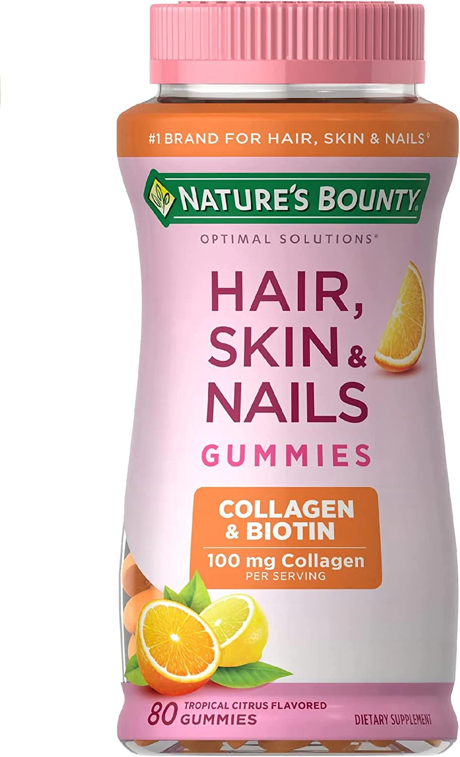 Nature's Bounty Hair, Skin & Nails Rapid Release Softgels, Argan-Infused Vitamin Supplement with Biotin and Hyaluronic Acid, Supports Hair, Skin, and Nail Health for Women, 150 Count