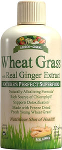 Wheat Grass Liquid with Real Ginger Extract, Nature's Perfect Superfood, 32 servings in Pakistan