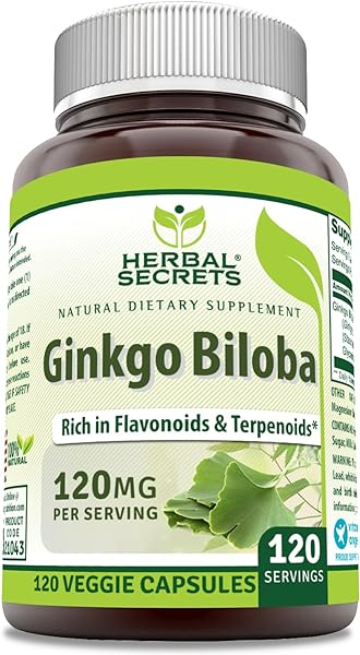 Herbal Secrets Ginkgo Biloba Supplement 120mg in Pakistan