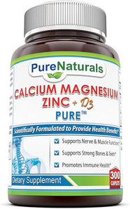 Calcium Magnesium Zinc with Vitamin D3, 300 Tablets, Supports Nerve & Muscle Functions* Supports Strong Bones & Teeth* in Pakistan