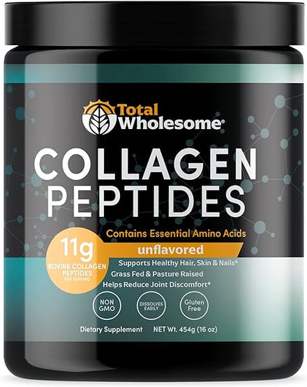 Collagen Powder – Advanced Collagen Peptides Powder with Added Protein - Collagen Supplements for Hair, Skin, Nails, Bones and Joint Support – Non-Gluten Bovine Collagen – 16oz in Pakistan