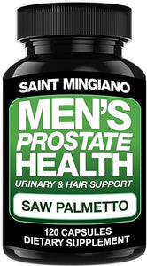 Men's Prostate Health - 120 Capsules of Advanced Prostate Supplements for Men with Saw Palmetto, Supporting Urinary Function and Hair Health – 3 Months Supply of Natural Herbal Supplements in Pakistan