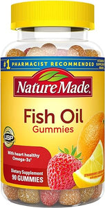 Nature Made Fish Oil Gummies, Omega 3 Fish Oil Supplements, Healthy Heart Support, 90 Gummies, 45 Day Supply in Pakistan