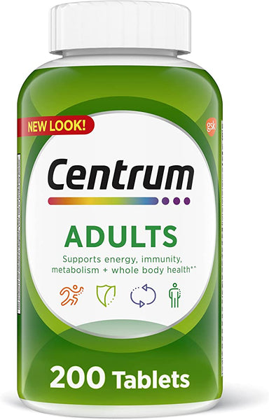 Centrum Adult Multivitamin/Multimineral Supplement with Antioxidants, Zinc, Vitamin D3 and B Vitamins