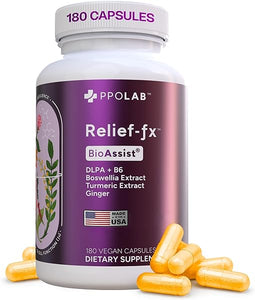 BioAssist® Relief-Fx™ Recovery Support, Joint, Mobility, Clean Certified®, Turmeric Extract 95% Curcuminoids, B6, Black Pepper, Boswellia, Ginger, Non-GMO 180 Vegan Capsules in Pakistan