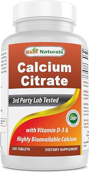Best Naturals Calcium Citrate with Vitamin D- in Pakistan