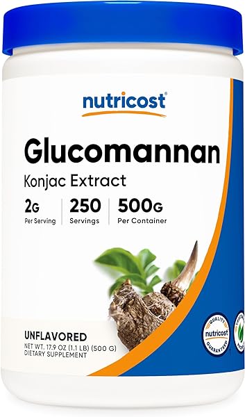 Nutricost Glucomannan Powder 500 Grams in Pakistan