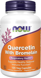 NOW Supplements, Quercetin with Bromelain, Balanced Immune System*, 120 Veg Capsules in Pakistan