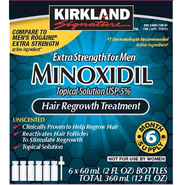 Kirkland Minoxidil 5% Extra Strength Hair Loss Regrowth Treatment Men in Pakistan