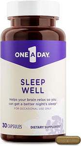 One-A-Day Sleep Supplement - Sleep Supplements for Adults, Sleep Support with Passionflower and Melatonin, Sleep Support with Sleep Well, 30 Capsules in Pakistan