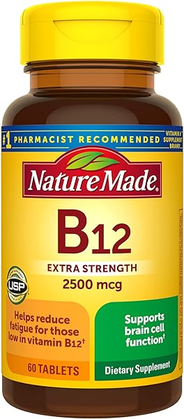 Nature Made Extra Strength Vitamin B12 2500 m in Pakistan