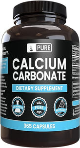 Pure Original Ingredients Calcium Carbonate No Magnesium Or Rice Fillers, Always Pure, Lab Verified in Pakistan