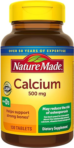 Nature Made Calcium 500 mg with Vitamin D3, D in Pakistan