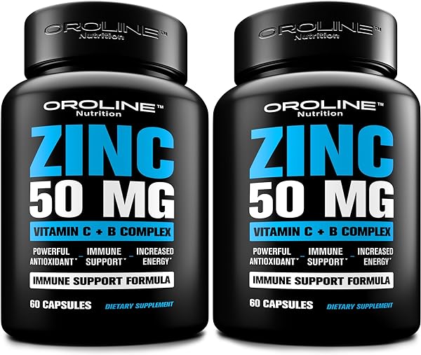 Premium Zinc Citrate 50 mg Supplement, 2-Pack in Pakistan