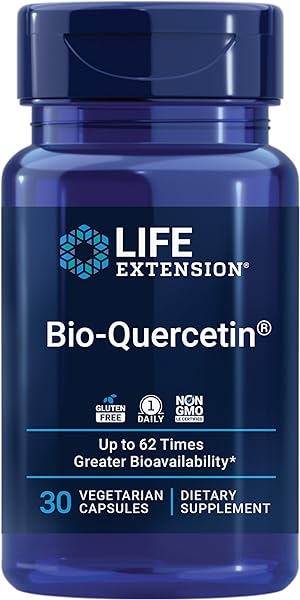Life Extension Bio-Quercetin, Supports Immune & Heart Health, Potent antioxidant, Gluten-Free, Once Daily, 30 Vegetarian Capsules in Pakistan