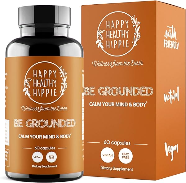 Be Grounded - Healthy Stress Management Support - Promotes Calmness & Quick Acting | Lavender, Magnesium, Lemon Balm | Relaxation & Peace of Mind – Herbal, Vegan, 60 Pills in Pakistan