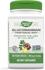 Nature's Way Premium Herbal Glucomannan from Konjac Root, 1,995 mg per serving, 100 Vcaps in Pakistan