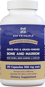 Grass Fed Beef Bone Marrow Supplement, 3300mg. Skin, Oral Health, and Joint Support. Promotes Whole-Body Wellness. Whole Bone Extract, 210 Capsules. in Pakistan