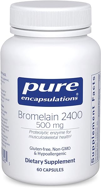 Pure Encapsulations Bromelain 2400 | 500 mg S in Pakistan